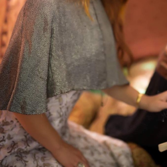 Silver caplet. Size S-M - Picture 5 of 5